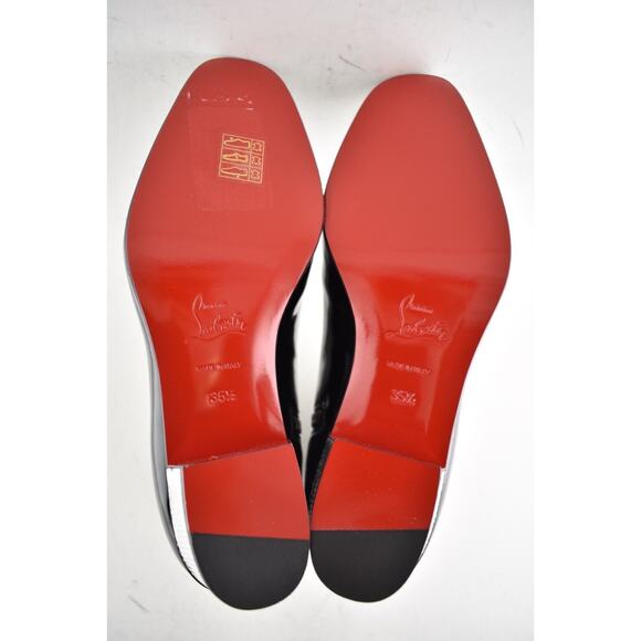 Christian Louboutin Palace Boot Donna 40 Black Patent Leather Heel Boot 35.5 - Picture 10 of 10